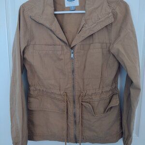 Tan Old Navy Utility Jacket (Women's S)